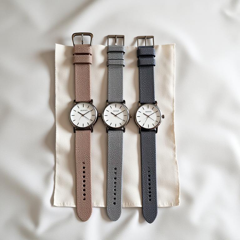 A collection of luxury watches on display